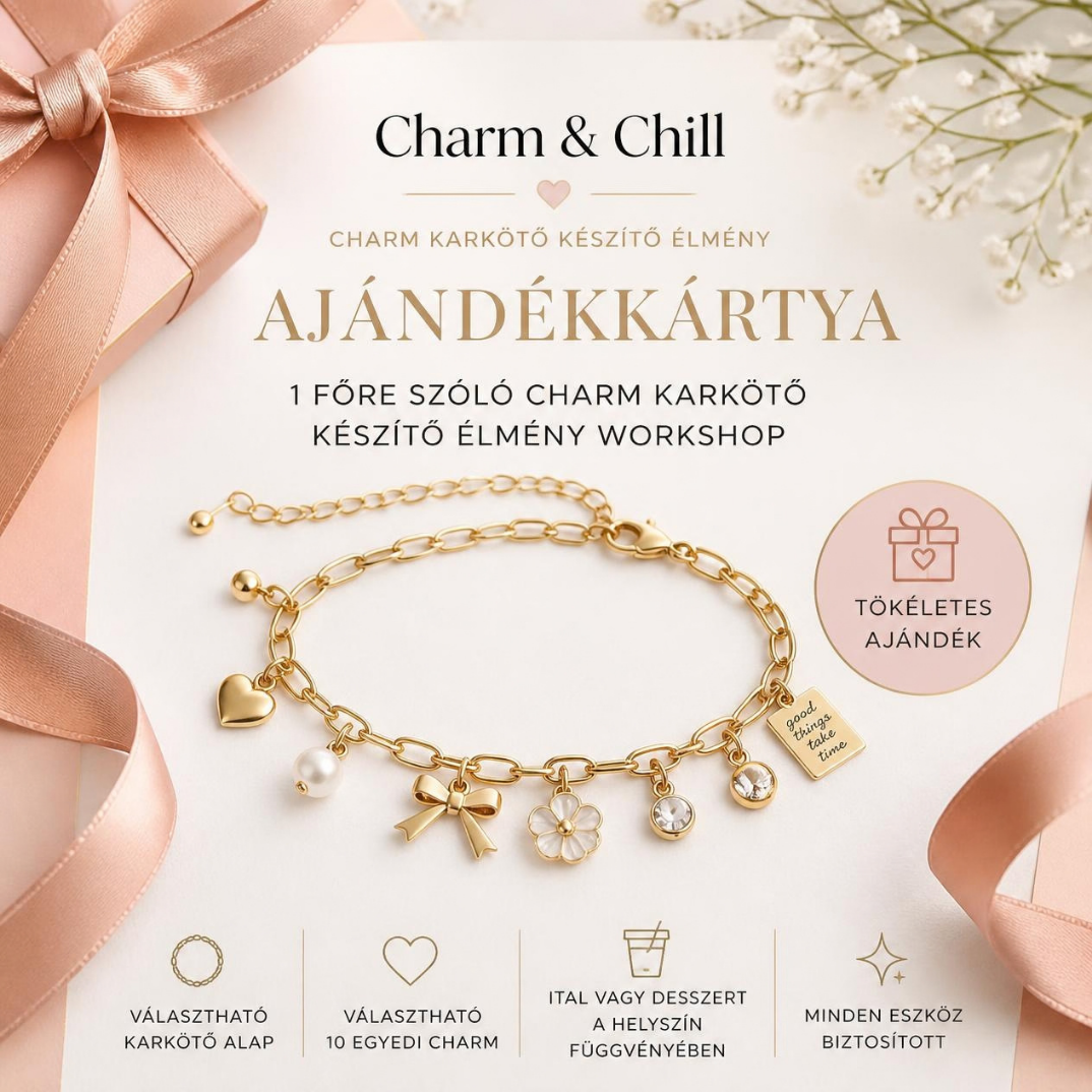 Charm Workshop Élménykártya (1 fő részére) ✨